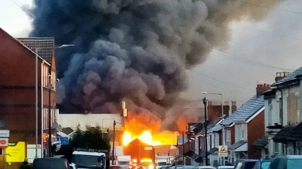 Wolverhampton factory blaze brought under control after major fire incident
