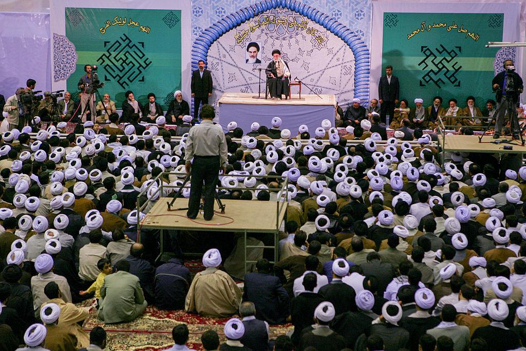 Senior Iranian cleric calls for Trump’s blood amid US Iran naval tensions 2 Crowd listening as senior Iranian cleric calls for Trump’s blood in political sermon