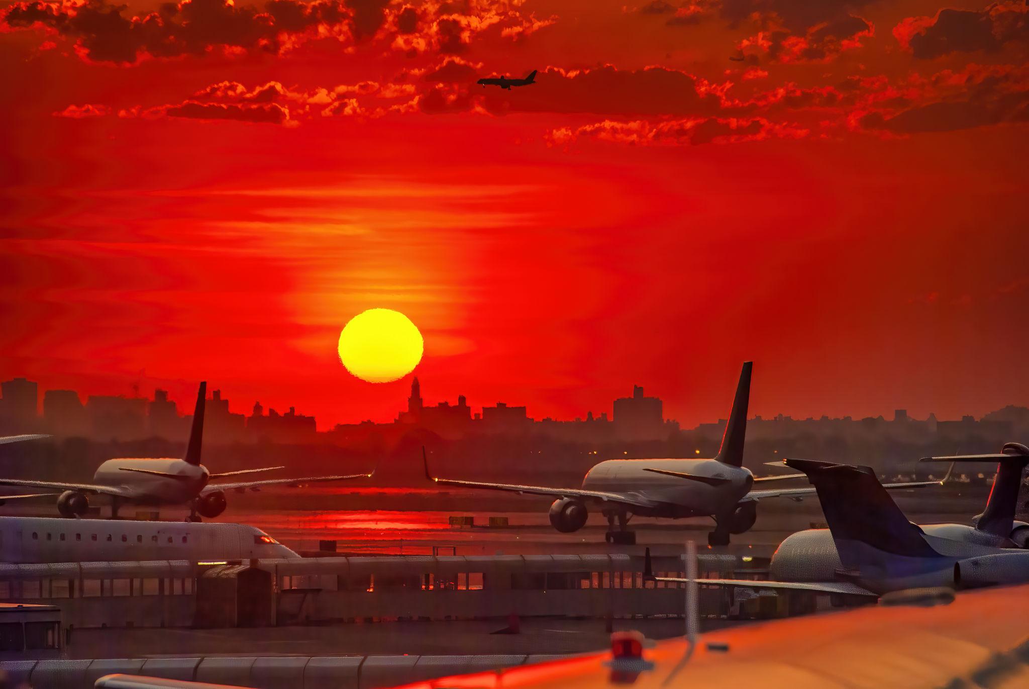 Africa aviation market trends highlighting airport terminal departure boards and travel activity