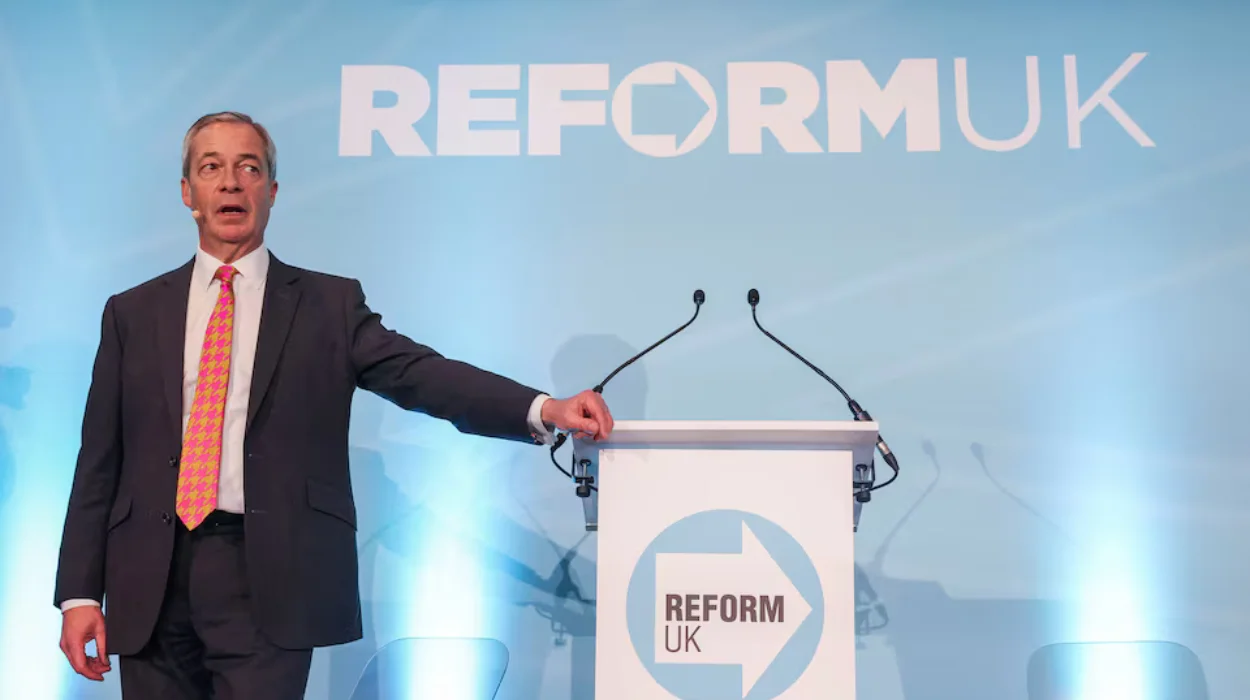 YouGov poll Farage’s Reform UK one point behind Labour