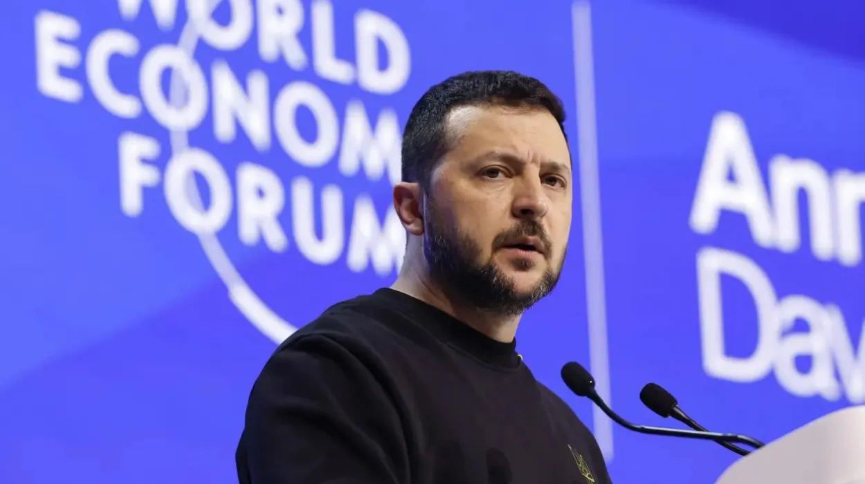 Zelenskyy Criticizes Western Inaction on Russia’s Nuclear Industry at Davos