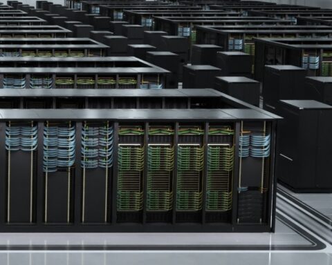 AI hardware market driving GPU server expansion inside modern AI data center