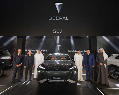 Huawei electric vehicles showcased through Aito electric SUV