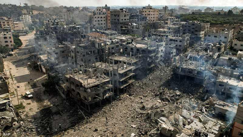 Middle East destruction update showing widespread rubble in Gaza 2026