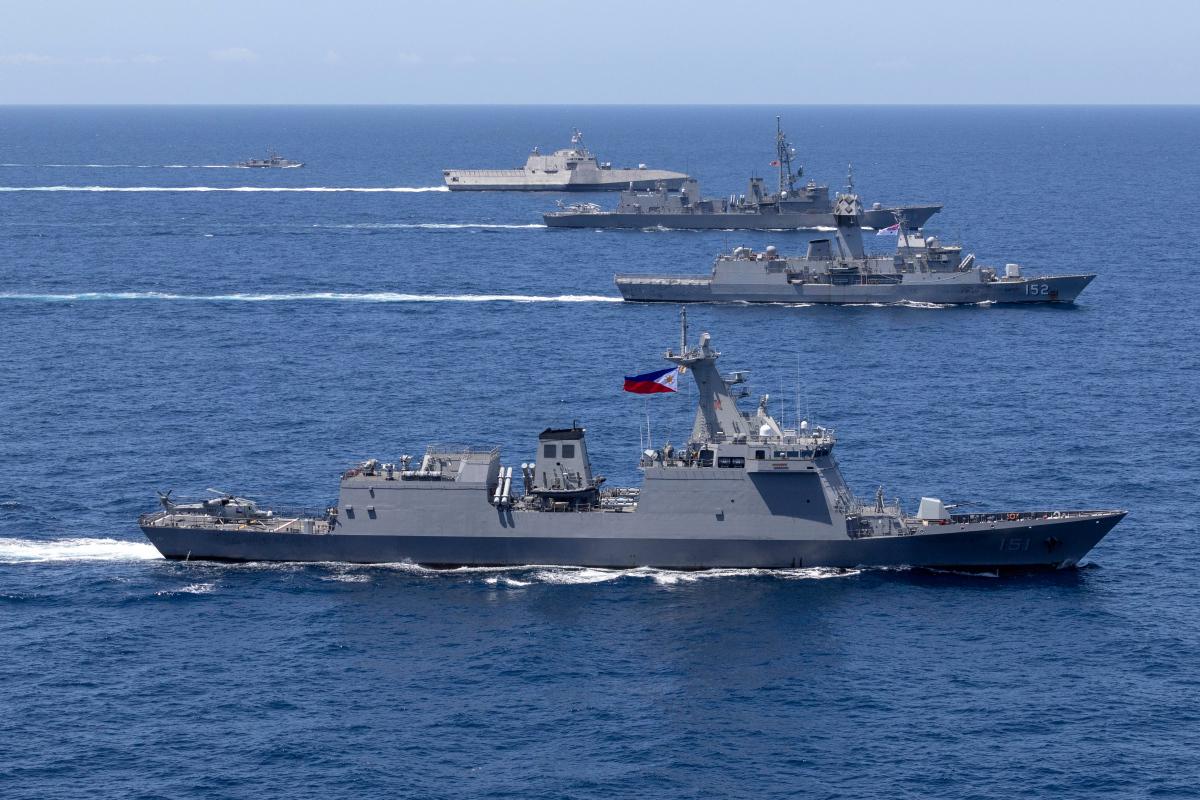 South China Sea security strengthened by coast guard vessels near shoal