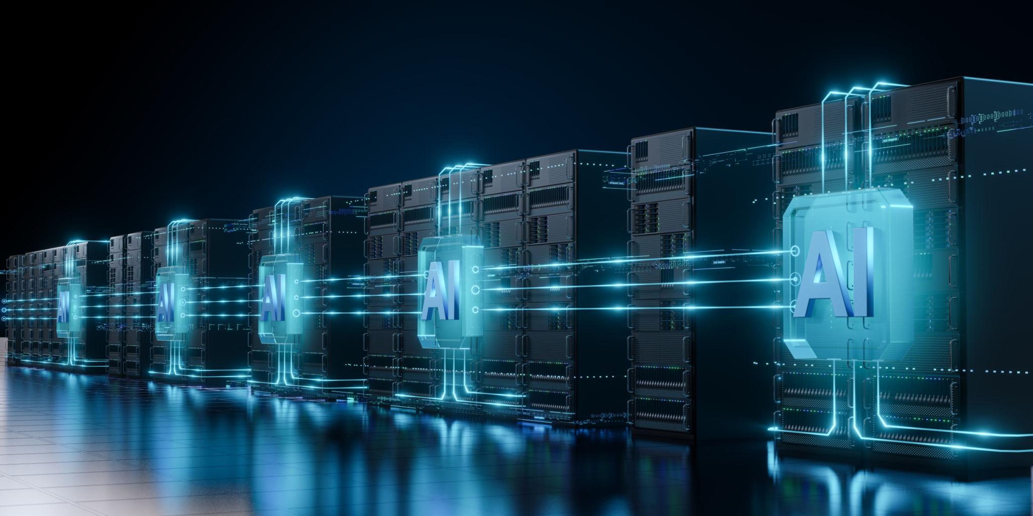 Global AI cloud infrastructure servers expanding due to AI infrastructure investment news