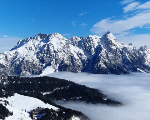 Brazilian alpine skiing race skis and equipment prepared for Saalbach 2026