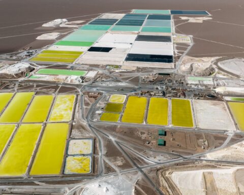 Chile lithium industry lithium carbonate processing facility