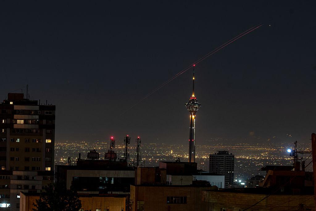 Massive Blasts Shake Tehran as Airstrikes Hit Iranian Capital 2026 1 Tehran airstrikes explosion visible over city skyline at night