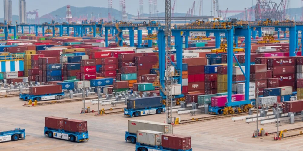 AI Supply Chain Growth Accelerates Global Trade Investment New York 2026 3 AI supply chain growth enhancing automated container port tracking systems