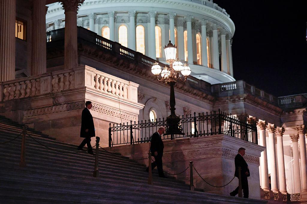 US House Faces Government Shutdown Vote in Washington 2 House of Representatives ahead of government shutdown vote