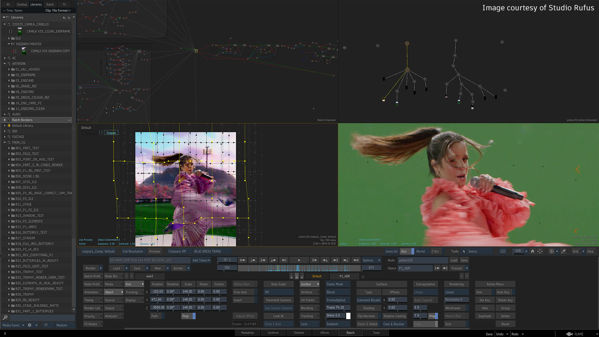 Courtroom hearing examining AI filmmaking intellectual property