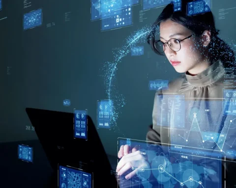 AI video generator presentation at China technology conference 2026