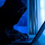 Russian hackers breach emails shown through cyber code and hacking interface