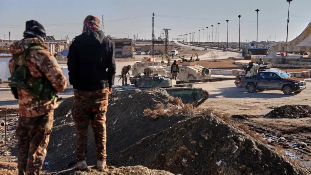 Syria security crisis highlights damage inside high risk detention facility