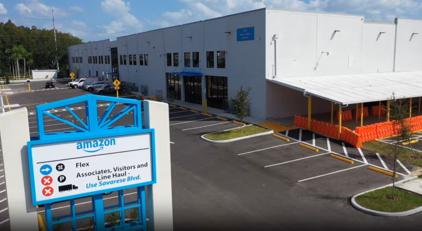 Fresh produce section highlighting Amazon Whole Foods expansion in physical stores