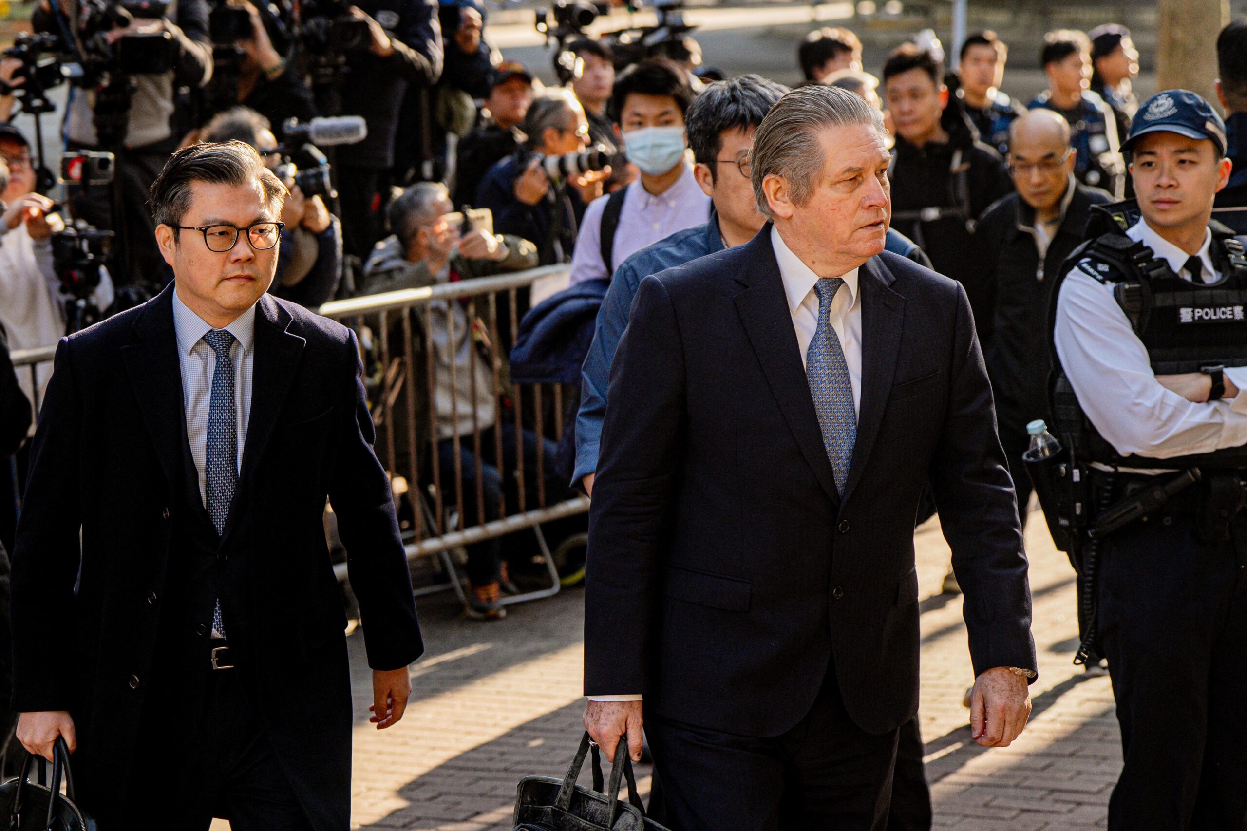 Hong Kong Tycoon Jimmy Lai Jailed for 20 Years 1 Hong Kong tycoon Jimmy Lai outside Hong Kong High Court during sentencing