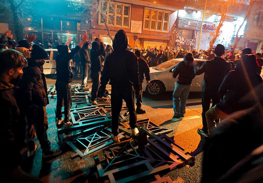 Tehran protests today security forces deployed across city streets amid unrest