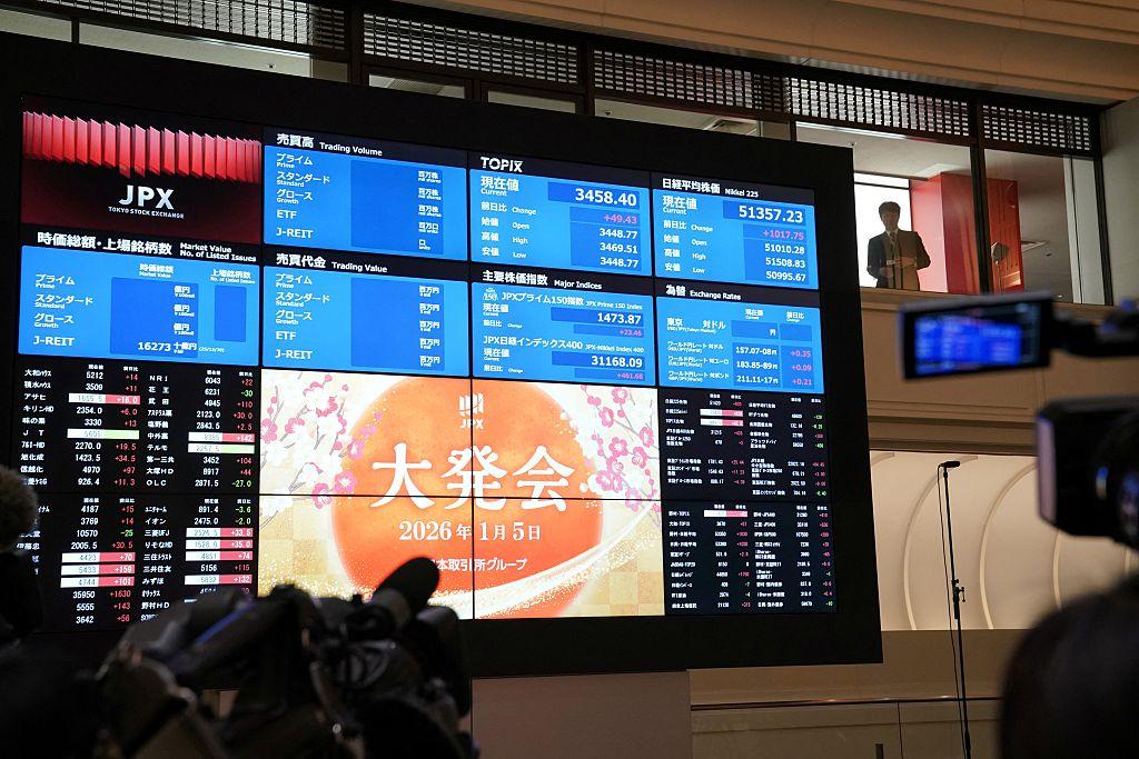 Asian stock markets 2026 trading activity at Tokyo Stock Exchange