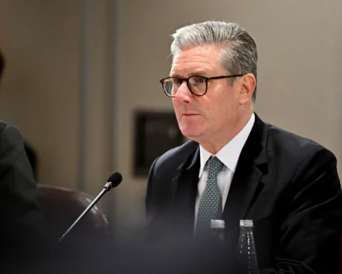 keir starmer in a meeting