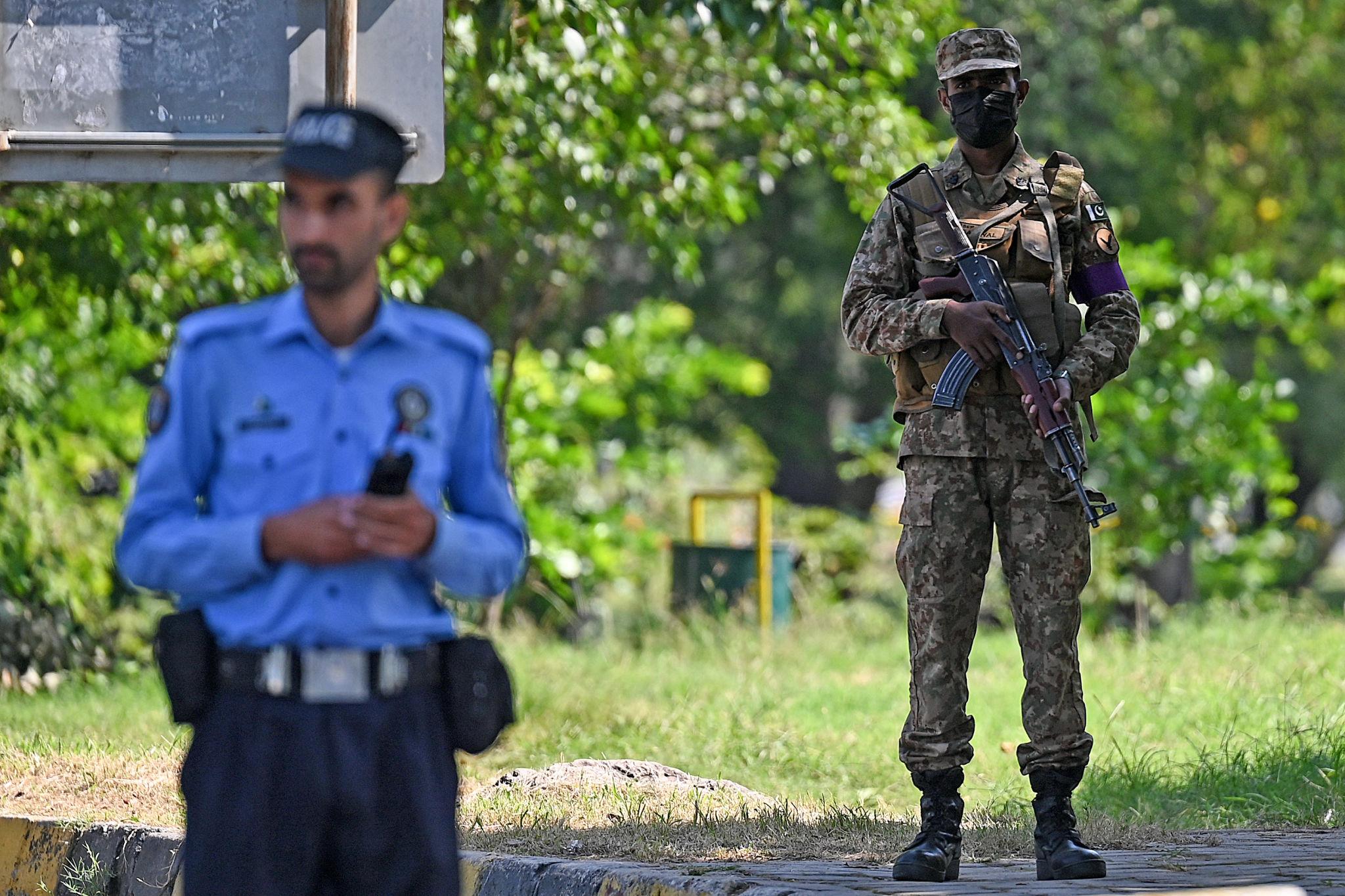Emergency response teams operating during South Asia security crisis