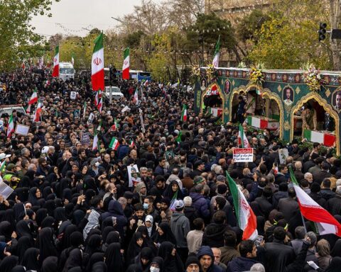 Iran security crackdown checkpoint Tehran night security