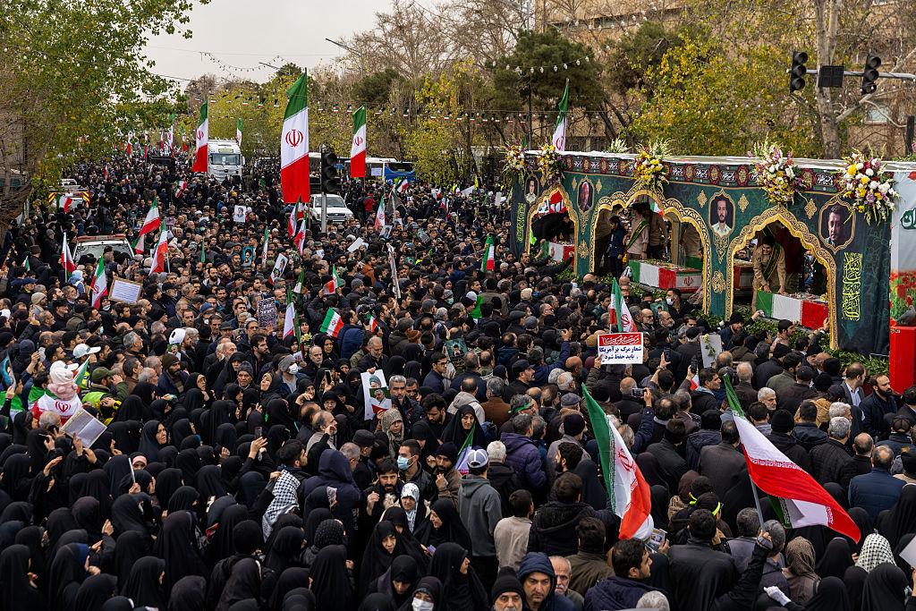 Iran security crackdown checkpoint Tehran night security