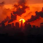 Israel Iran war update showing Tehran skyline after airstrikes
