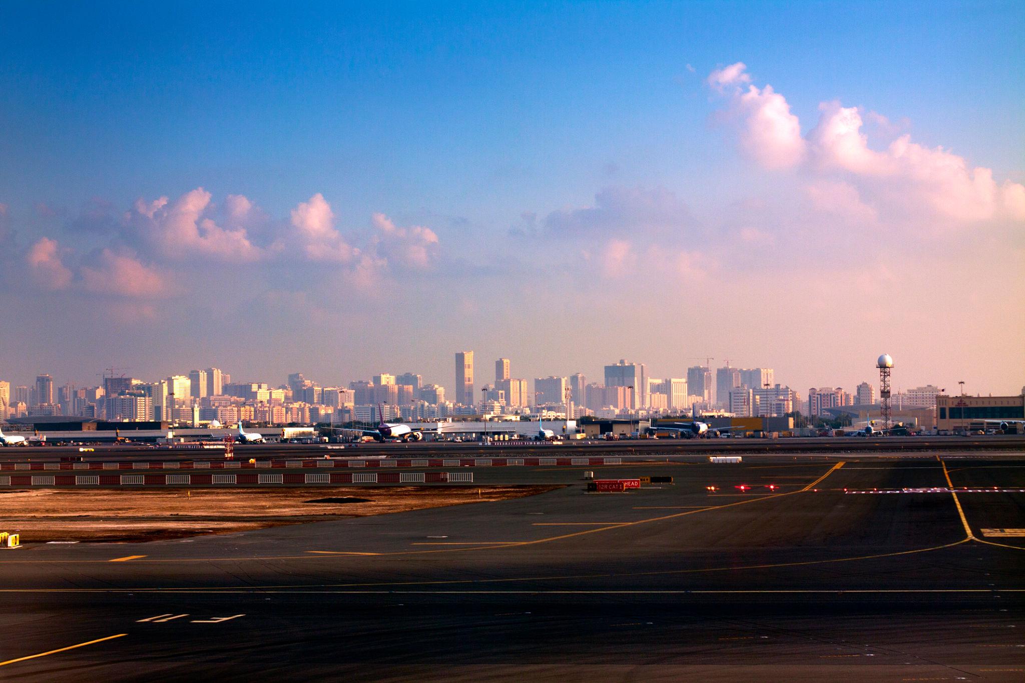 Humanitarian Travel Crisis Forces American to Race Home From Dubai 2026 1 passengers lining up at airport during humanitarian travel crisis in Dubai