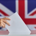 UK election strategy campaign rally with British political supporters