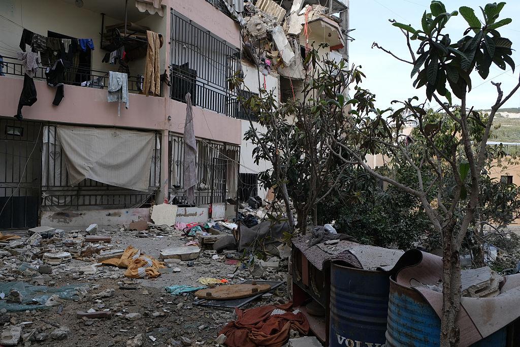 Lebanon infrastructure destruction damaged homes southern Lebanon