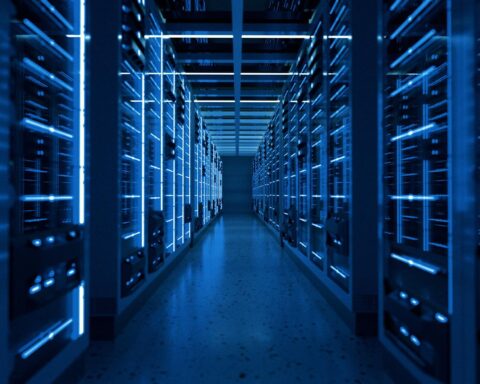 AI chip market growth highlighted through high bandwidth memory chip and advanced semiconductor circuitry close-up