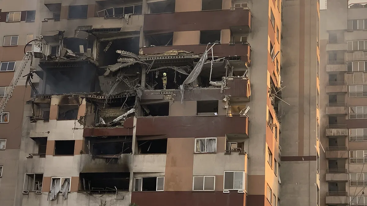 Iran humanitarian crisis as rubble covers homes in Tehran after escalating attacks