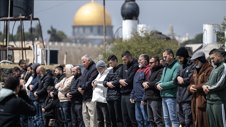 Israel Palestine tensions rise as crowds gather outside Al-Aqsa Mosque gates in Jerusalem