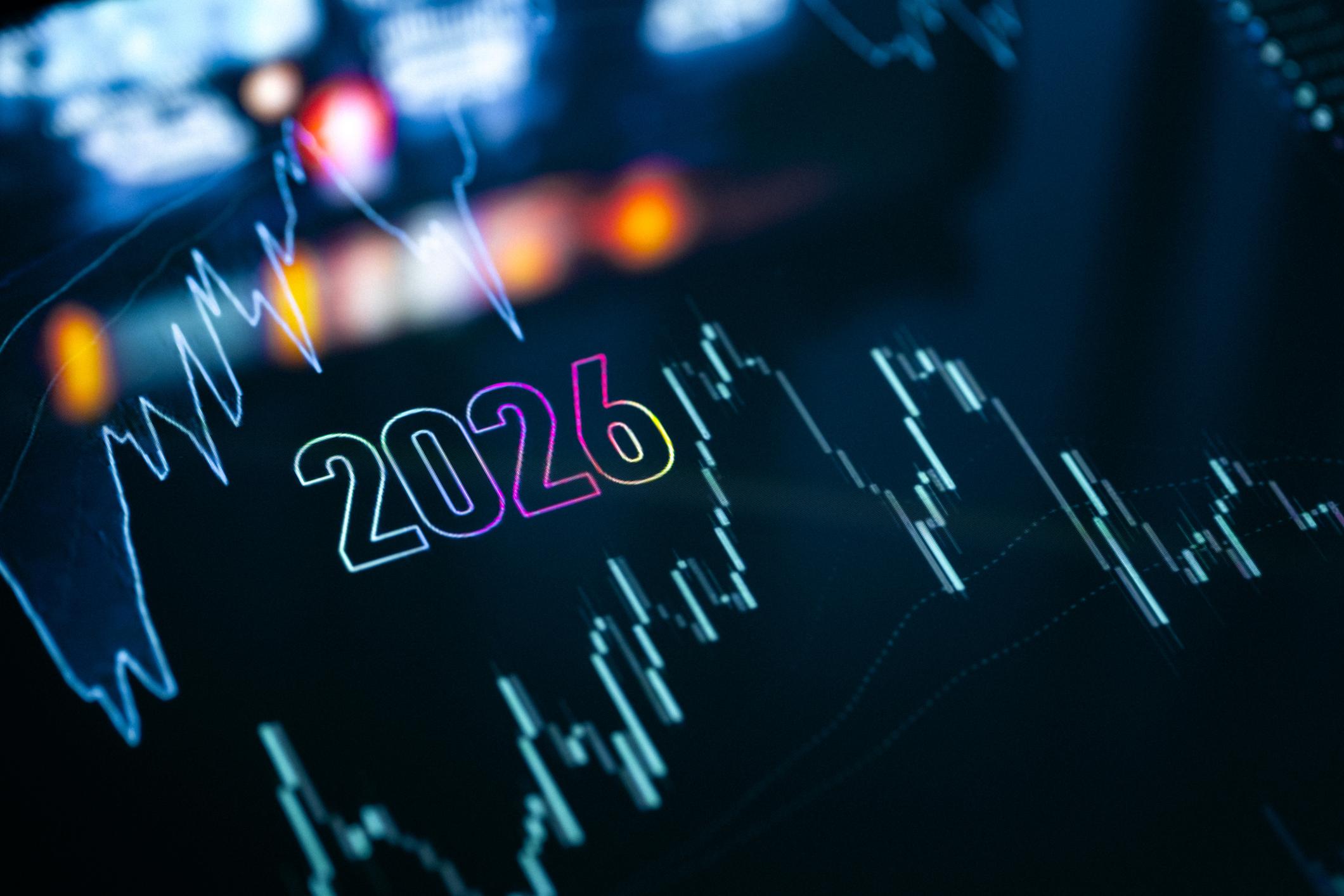 US stock market 2026 trading session on Wall Street in New York