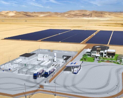 renewable energy investment supporting large-scale solar and wind infrastructure projects